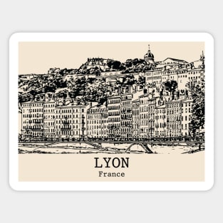 Lyon - France Magnet